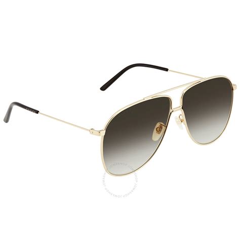 gucci gg0440s 007|Gucci Brown Gradient Pilot Men's Sunglasses .